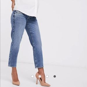 ASOS Maternity river island straight leg jeans